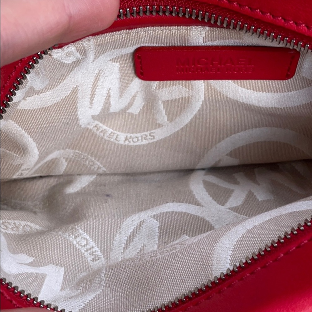 Red Michael Kors Handbag - Picture 4 of 5